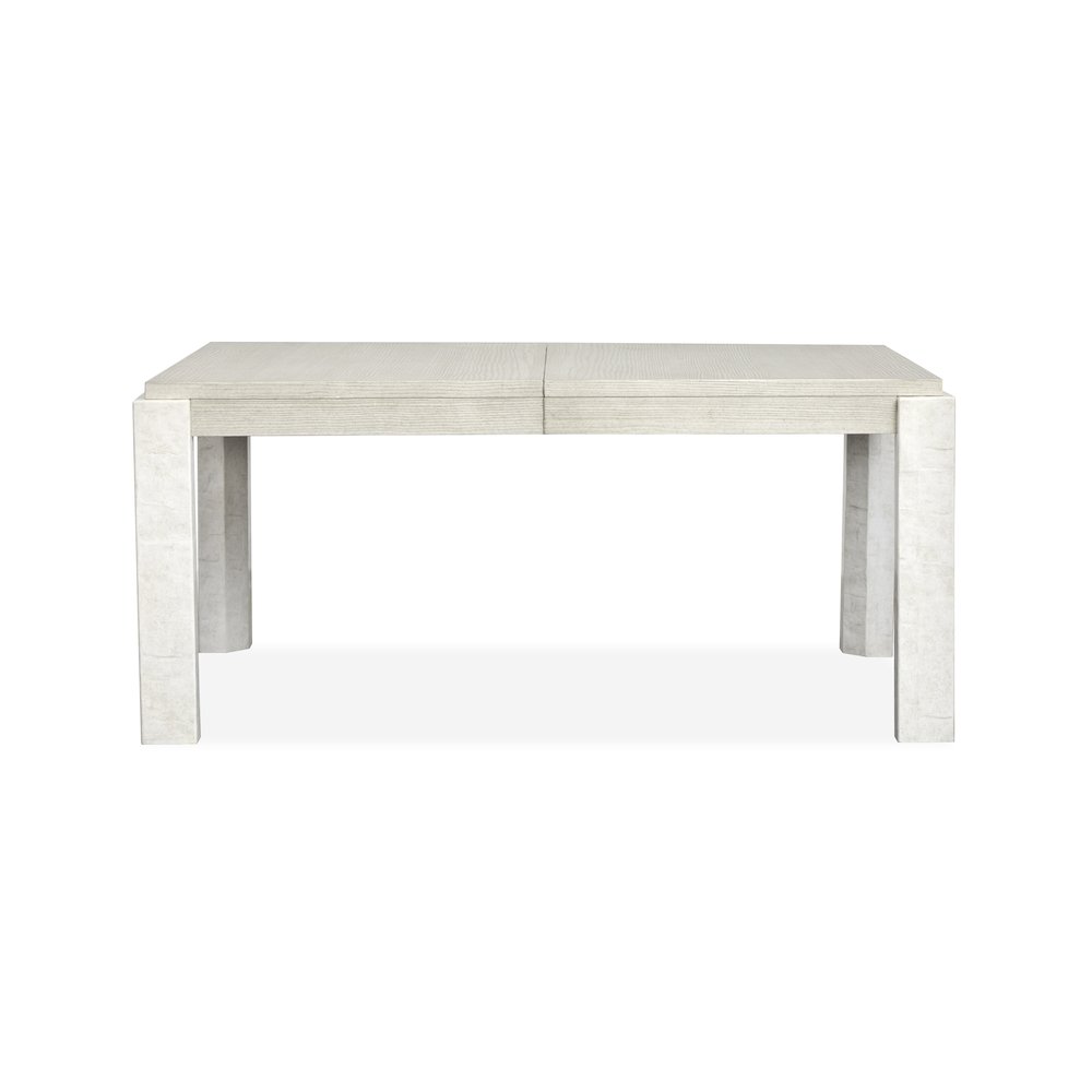 Lorelei Misty Cloud Extendable Rectangular Dining Table. Picture 3