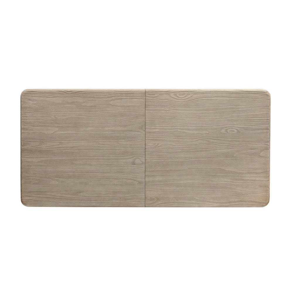 Braelyn Dorian Grey Extendable Rectangular Dining Table. Picture 4