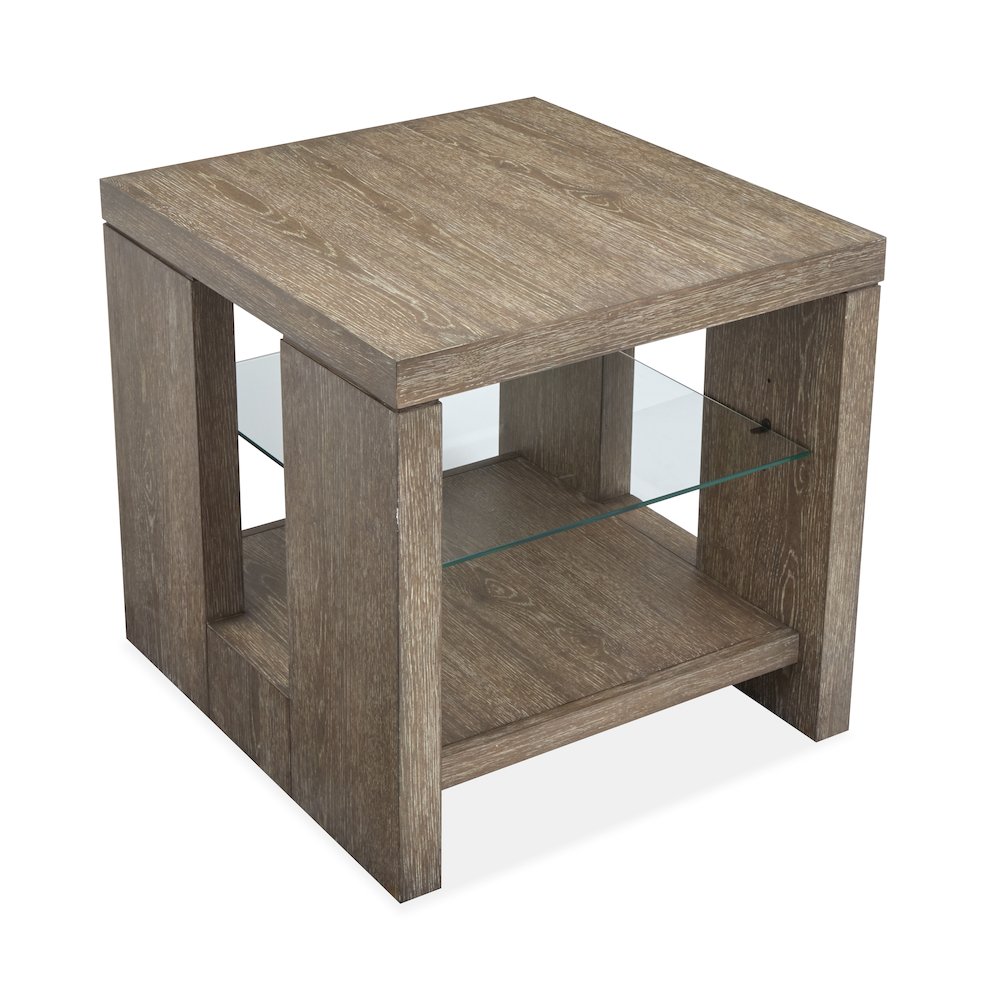 Conway Spiced Brown Rectangular End Table. Picture 2