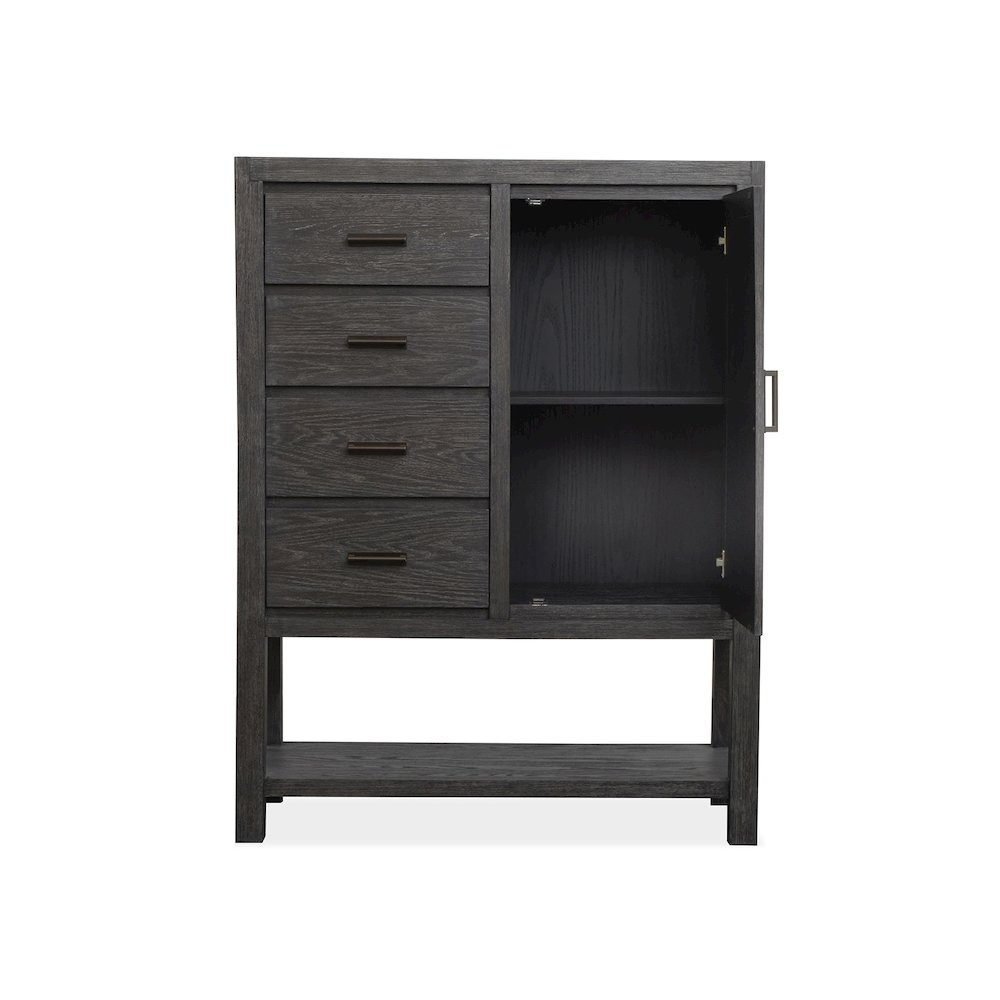 Plum Creek Ravenwood Black Door Chest. Picture 6