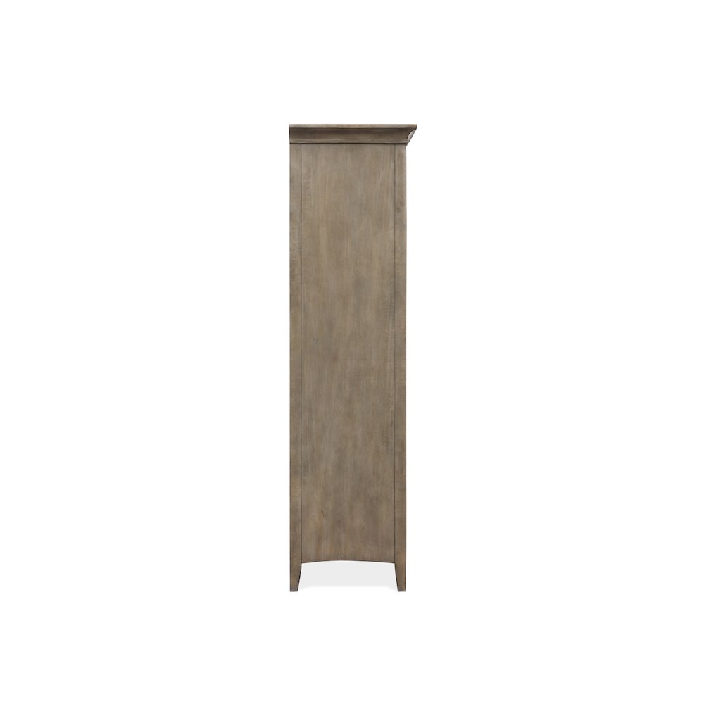Paxton Place Dovetail Grey Door Chest. Picture 4
