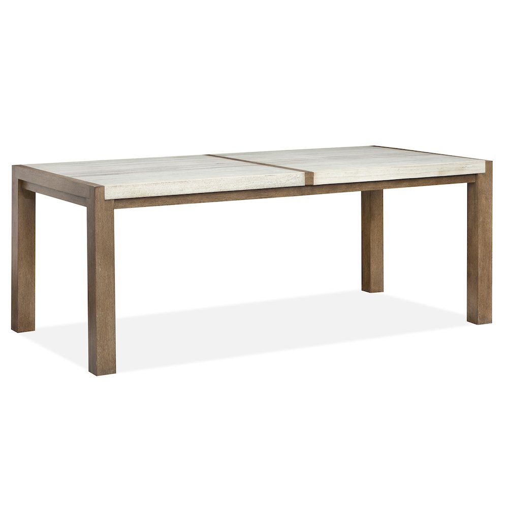 Plum Creek Sierra Brown Rectangular Dining Table. Picture 1