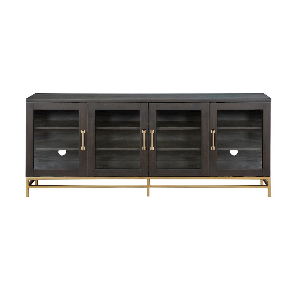 Lindon Coffee Bean Dark Small Console. Picture 2