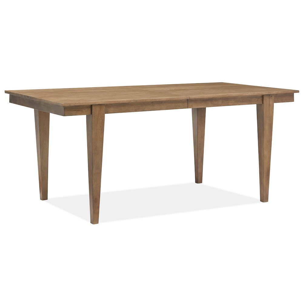 Lindon Belgian Wheat Extendable Rectangular Dining Table. Picture 1