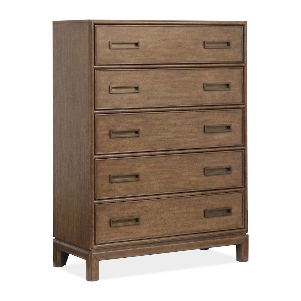 Ridgefield Russet Drawer Chest. Picture 1