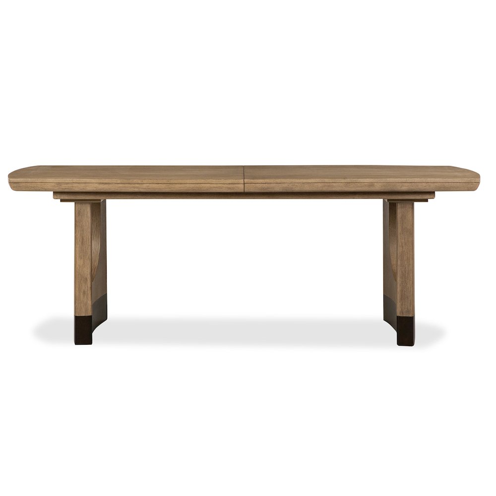 Tristan Swiss Coffee Extendable Trestle Dining Table. Picture 2