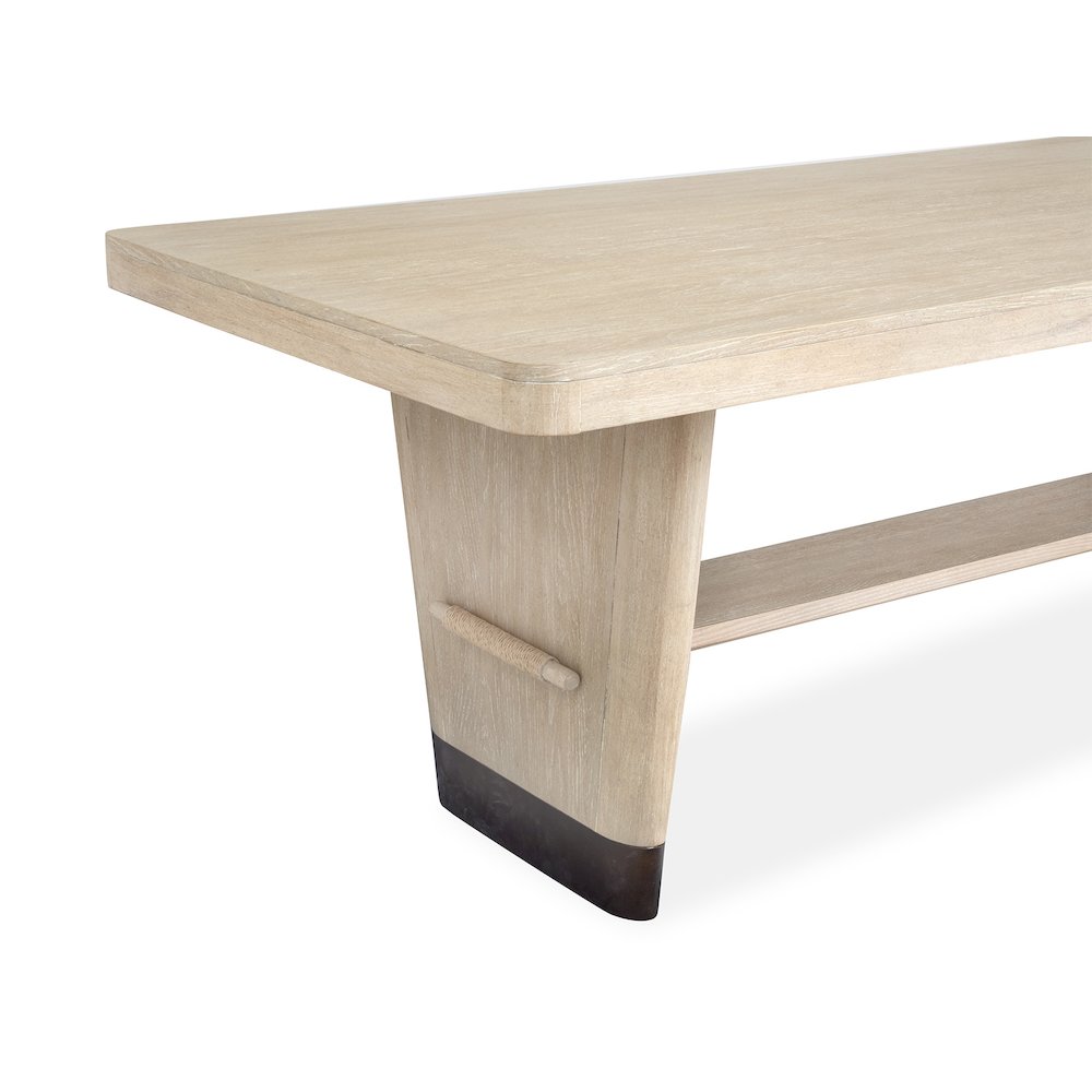 Sunset Cove Sanibel Brown Trestle Dining Table. Picture 4