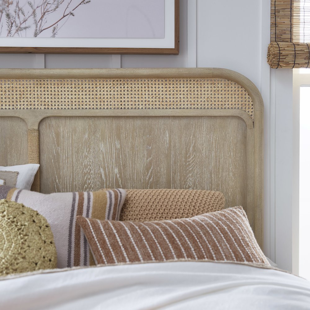 Sunset Cove Sanibel Brown Queen Panel Bed. Picture 6