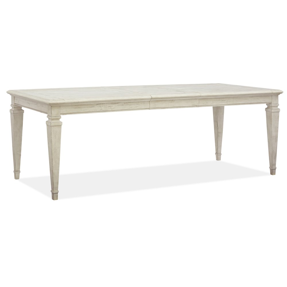 Newport Alabaster Extendable Rectangular Dining Table. Picture 3