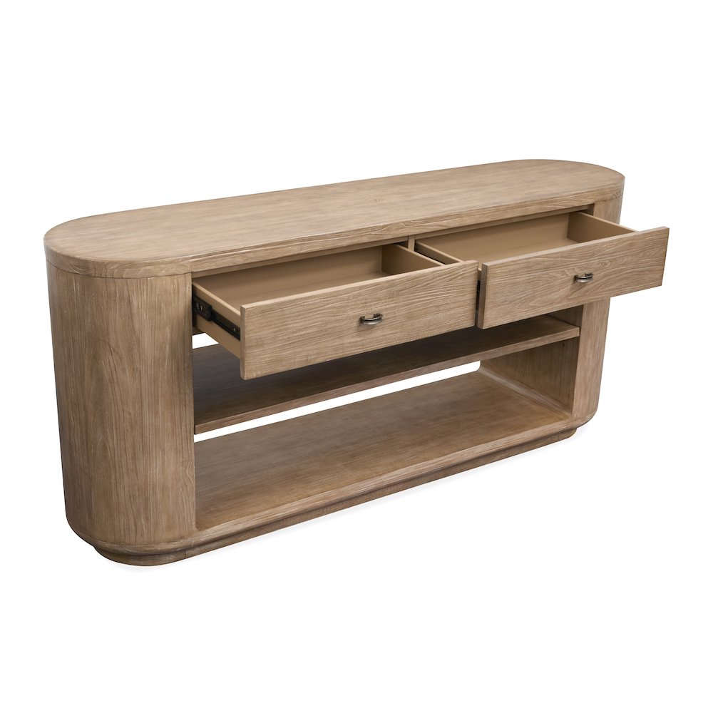 Sanford Chateau Brown Console Sofa Table. Picture 3