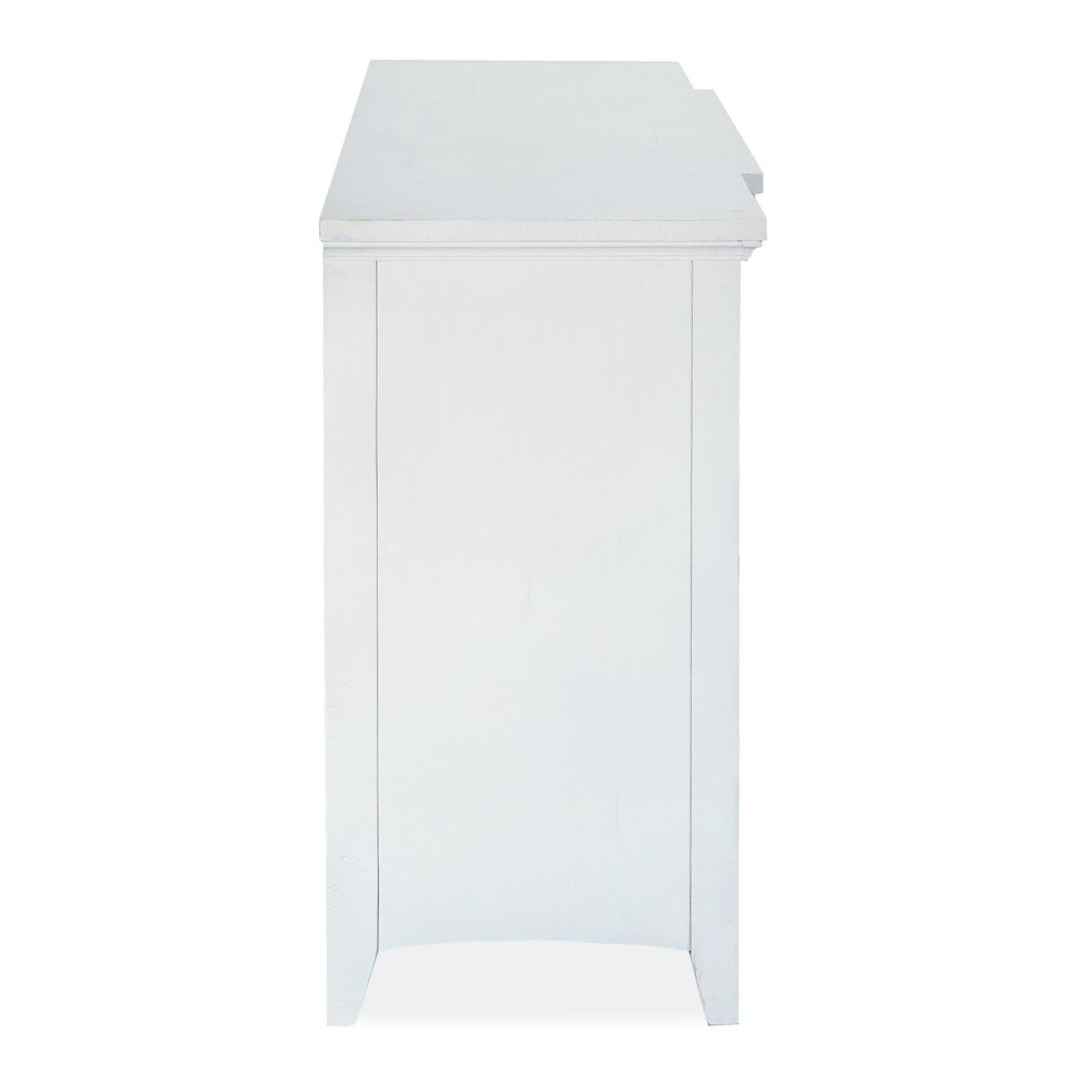 Heron Cove Chalk White 90" Console. Picture 3