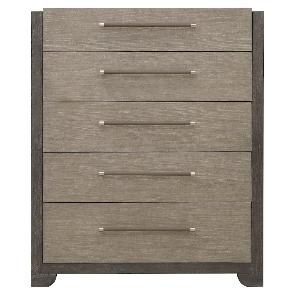 Pulaski Anderson Park Moose Trail And Frontier Brown 5 Drawer Chest. Picture 2