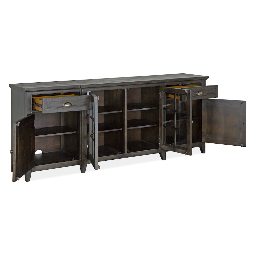 Westley Falls Graphite 80" Console. Picture 6