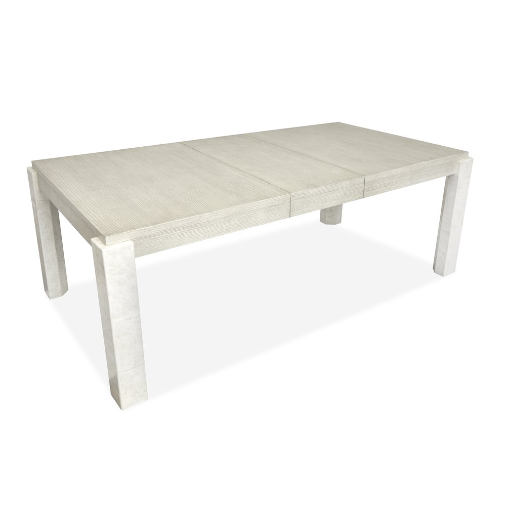 Lorelei Misty Cloud Extendable Rectangular Dining Table. Picture 5