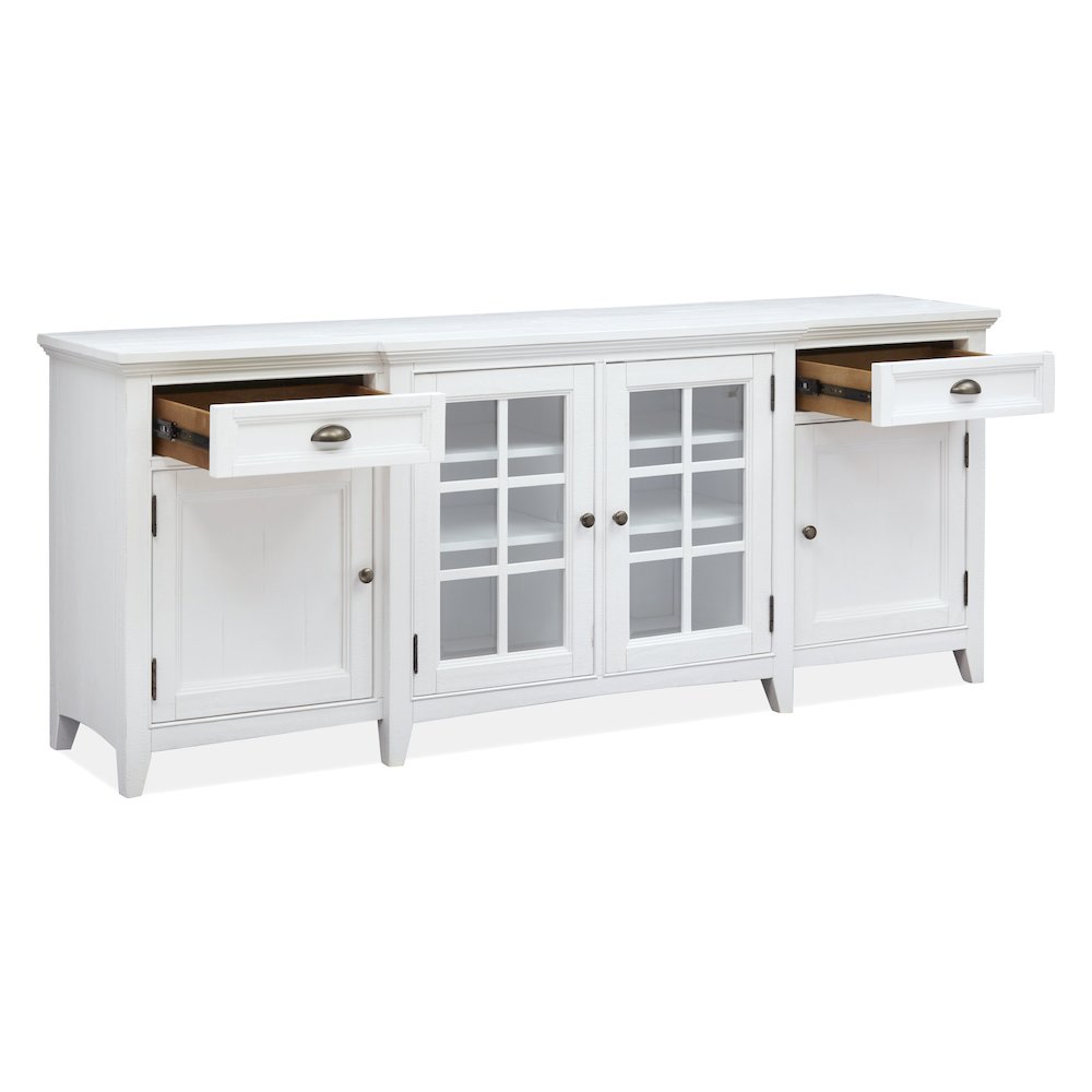 Heron Cove Chalk White 80" Console. Picture 4