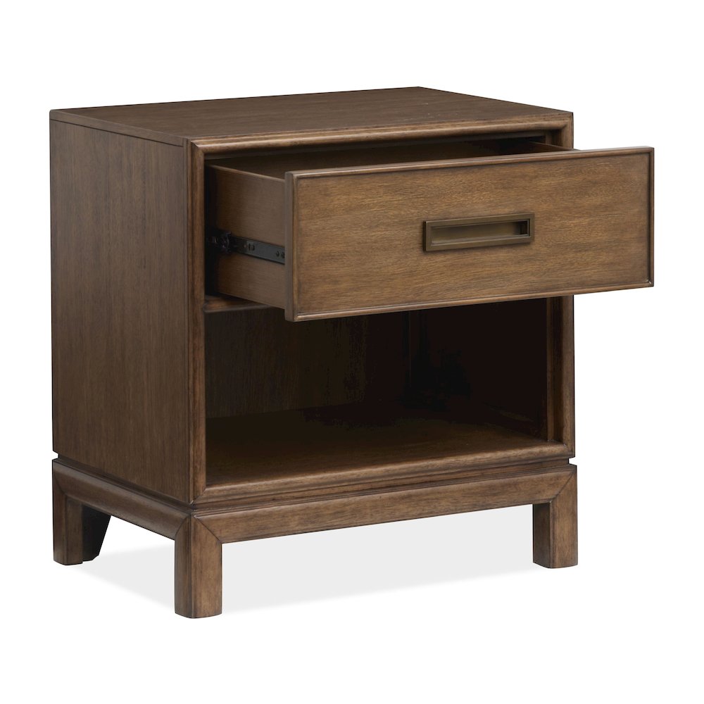 Ridgefield Russet Open Nightstand. Picture 4