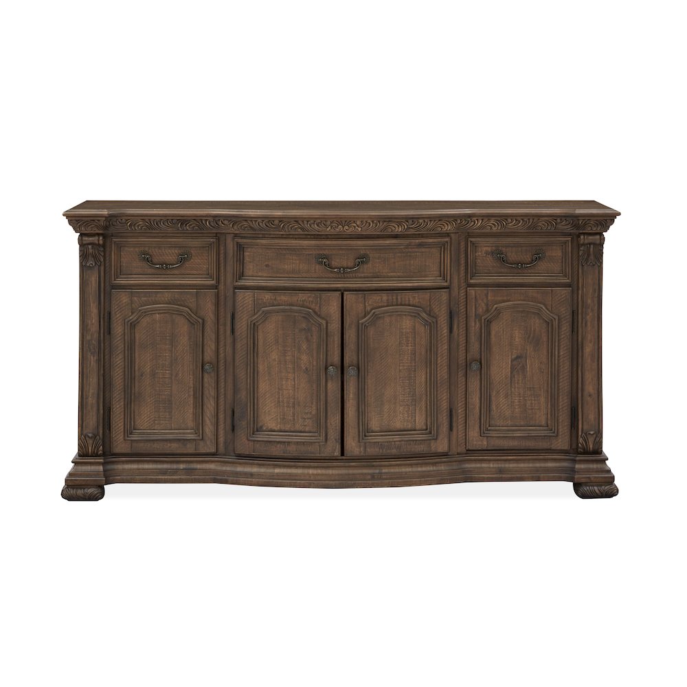 Durango Willadeene Brown Buffet With Hutch. Picture 4