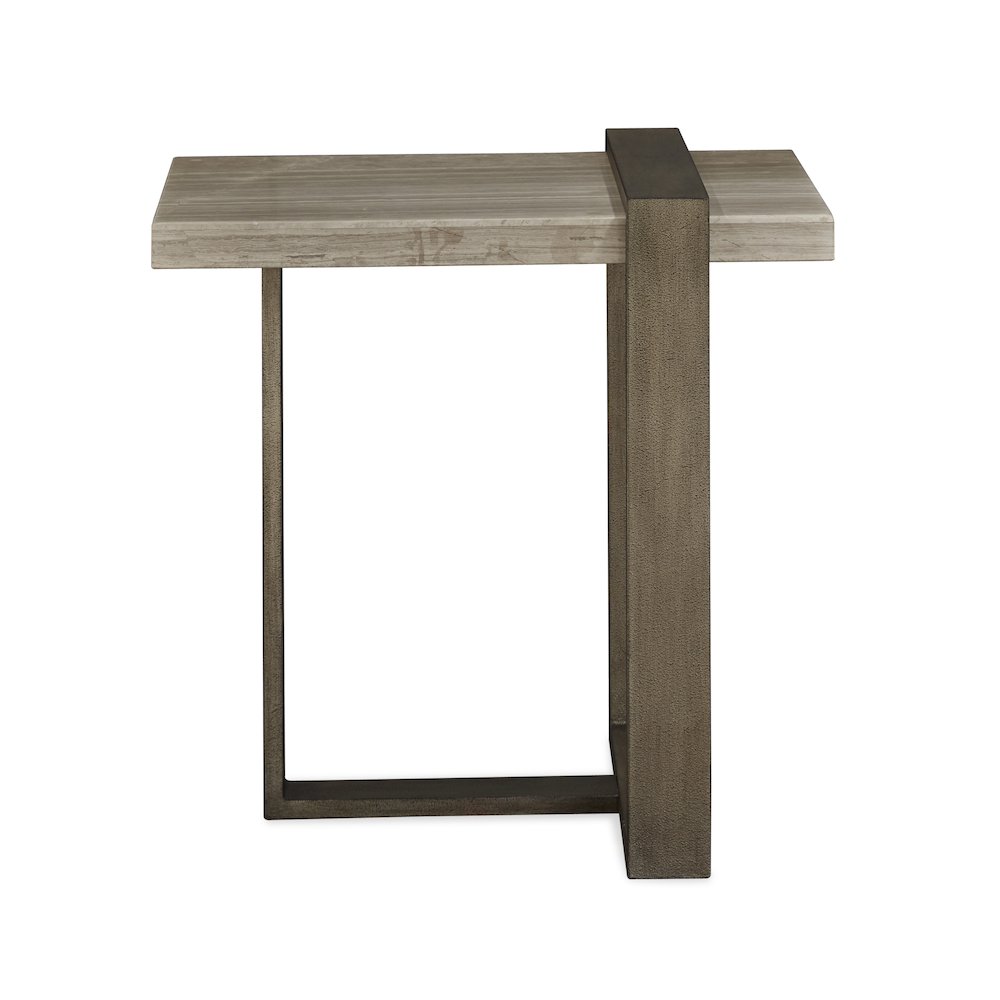 Wiltshire Sea Shell Rectangular End Table. Picture 4