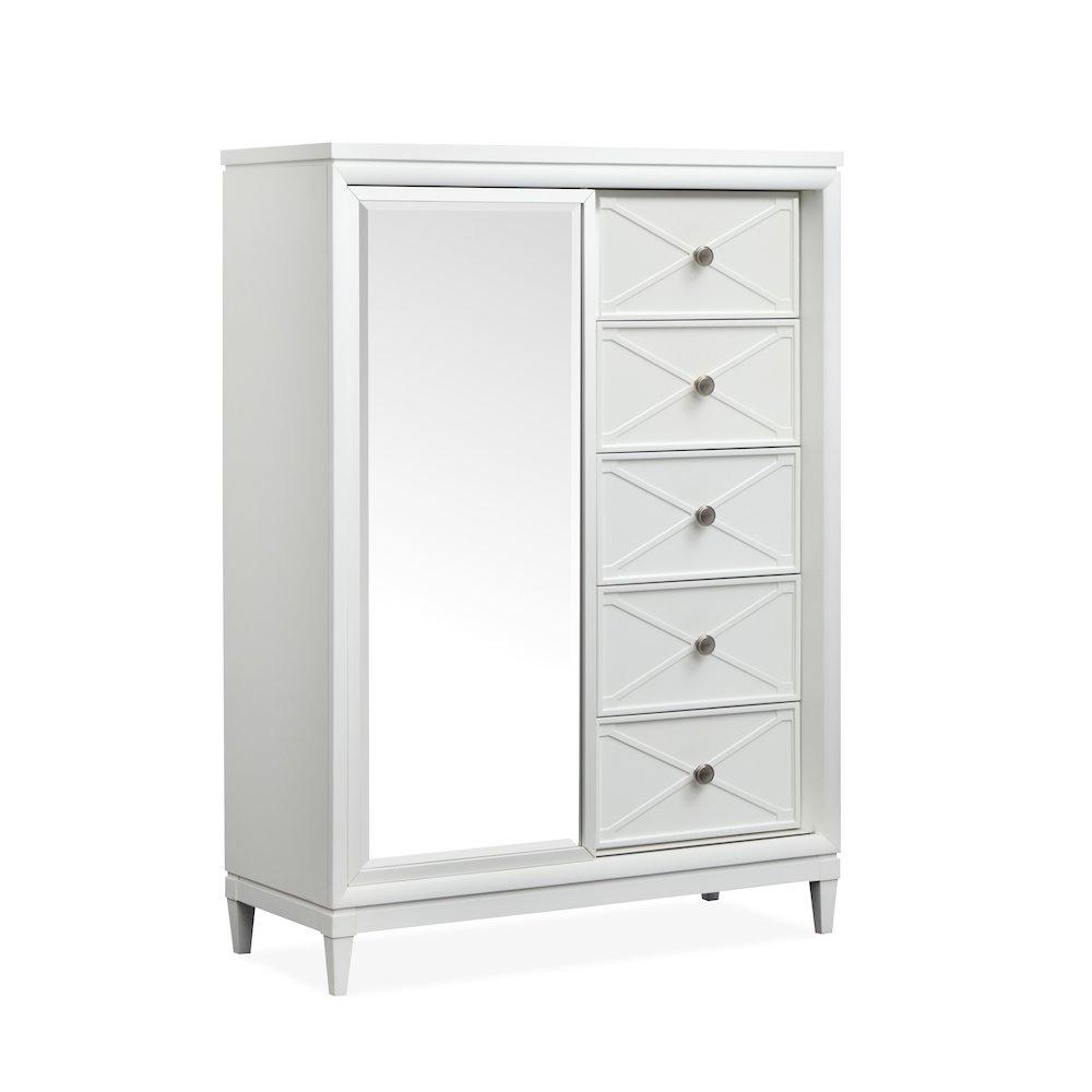Springhouse Whisper White Door Chest. Picture 1