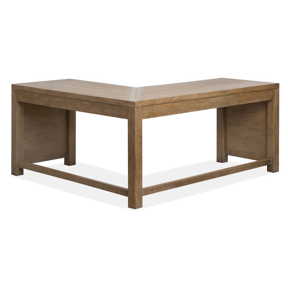 Plum Creek Sierra Brown L Desk. Picture 4