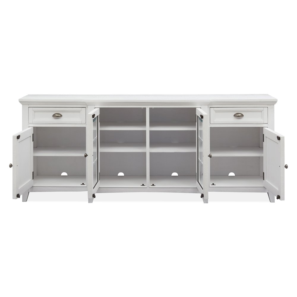 Heron Cove Chalk White 80" Console. Picture 6