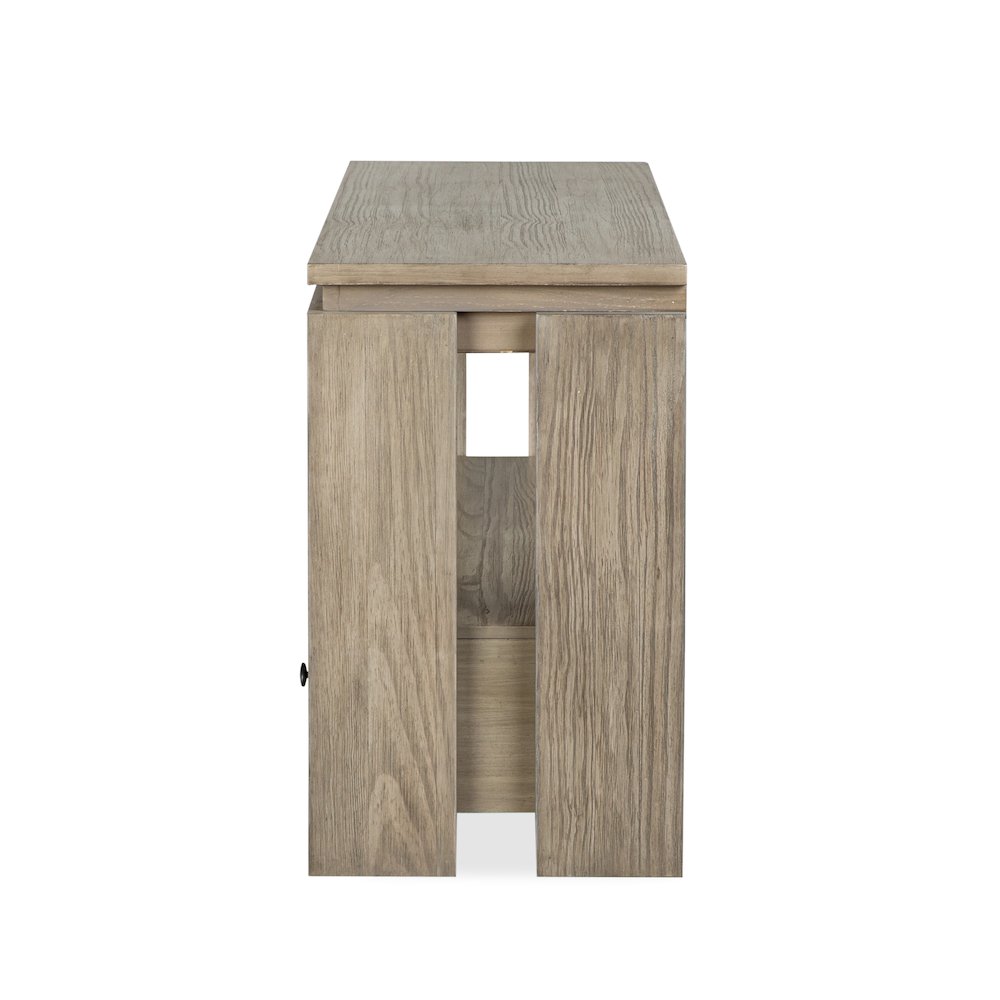 Conrad Stone Harbor Grey Rectangular Sofa Table. Picture 4