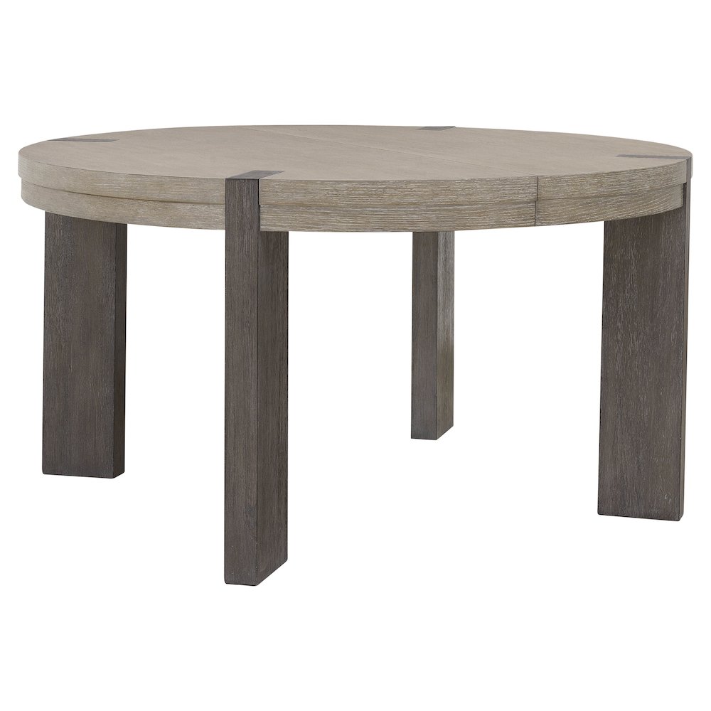 Pulaski Anderson Park Moose Trail And Frontier Brown Round Dining Table. Picture 1
