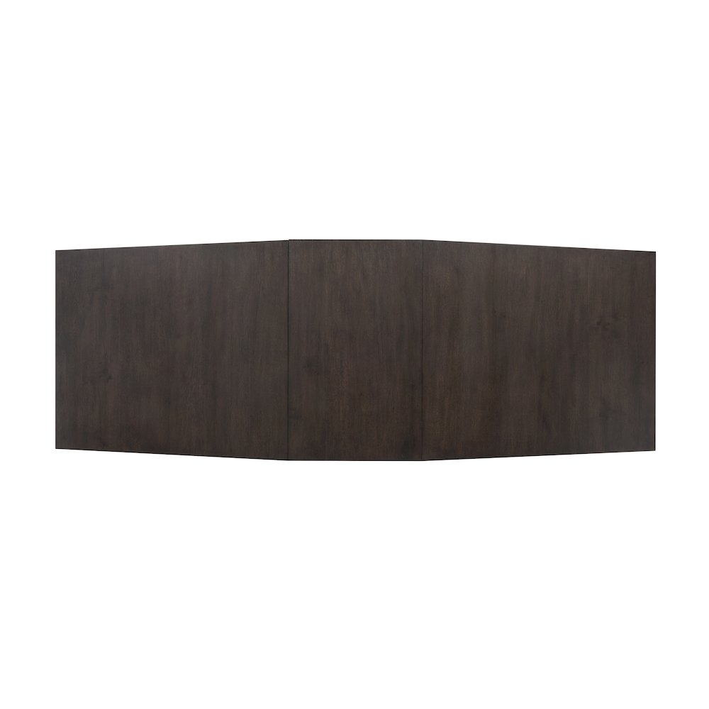 Tauren Coffee Bean Extendable Double Pedestal Dining Table. Picture 6