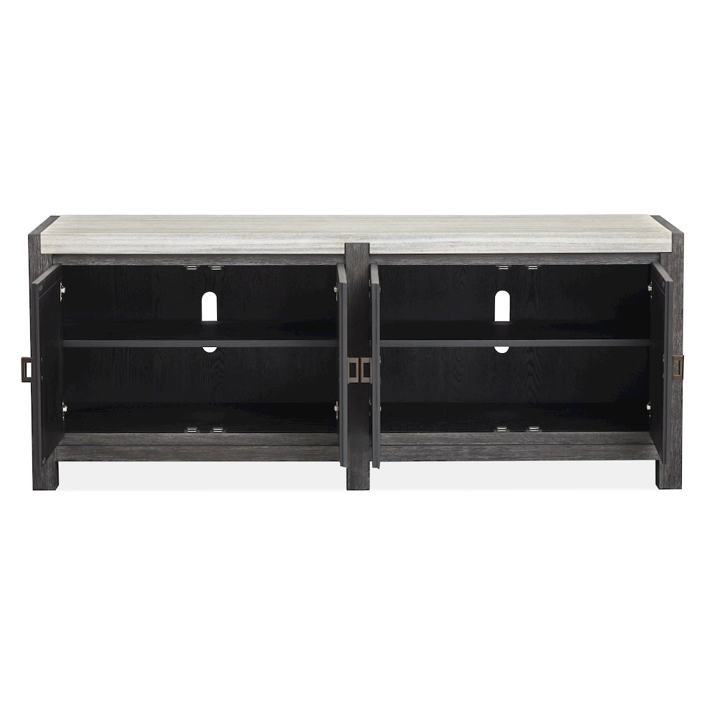Plum Creek Ravenwood Black Door Console. Picture 4
