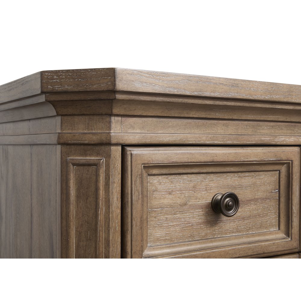 Adler Court Florentine Walnut Drawer Chest. Picture 5