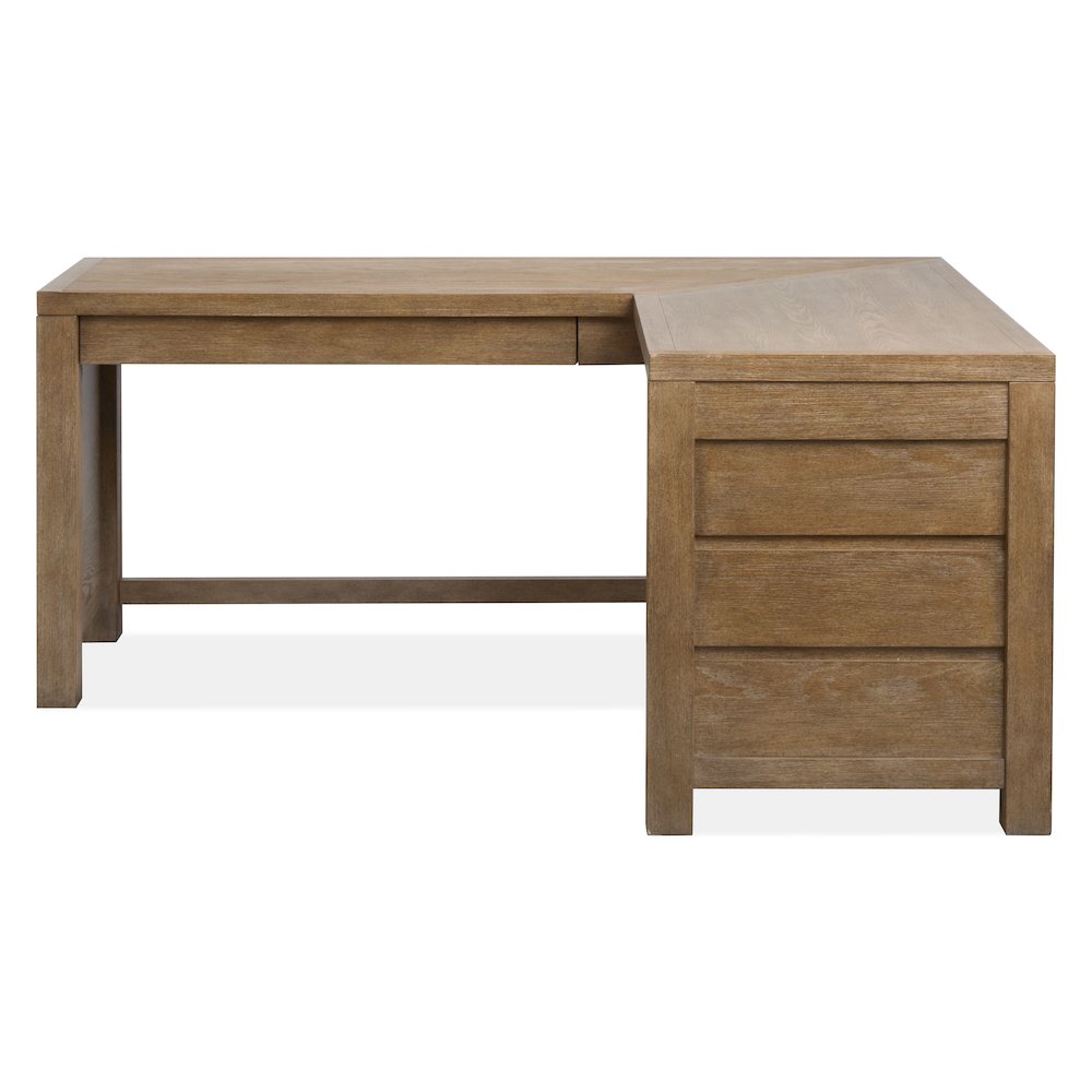 Plum Creek Sierra Brown L Desk. Picture 3