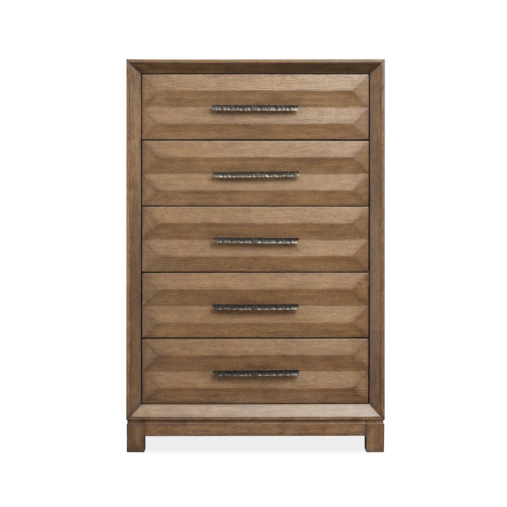 Callisto Bourbon Brown Drawer Chest. Picture 2