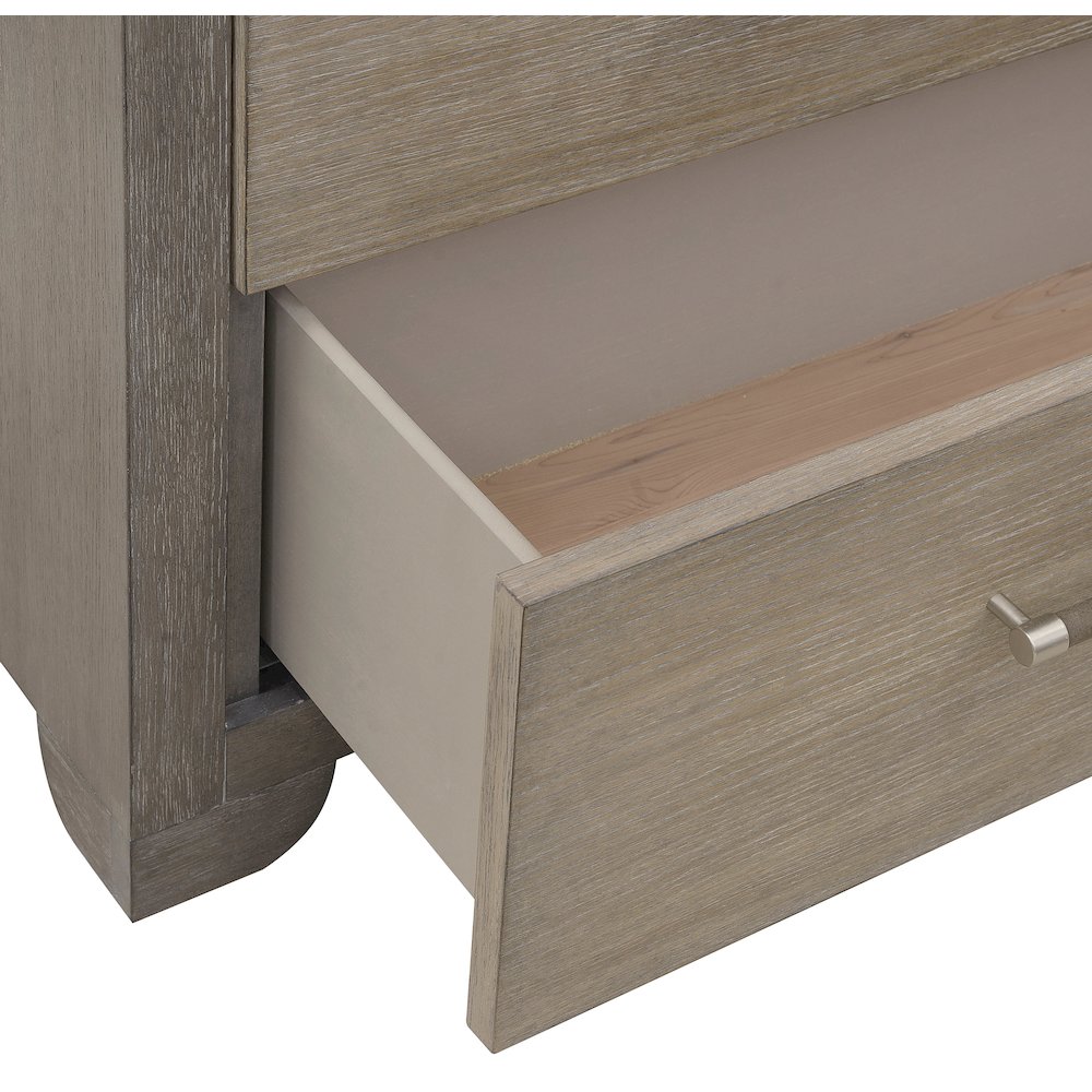 Pulaski Anderson Park Moose Trail And Frontier Brown 5 Drawer Chest. Picture 5