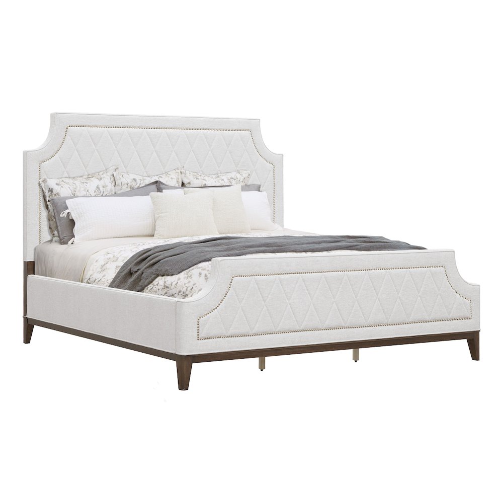 Pulaski Asher Park Piano Brown Queen Upholstered Bed. Picture 1