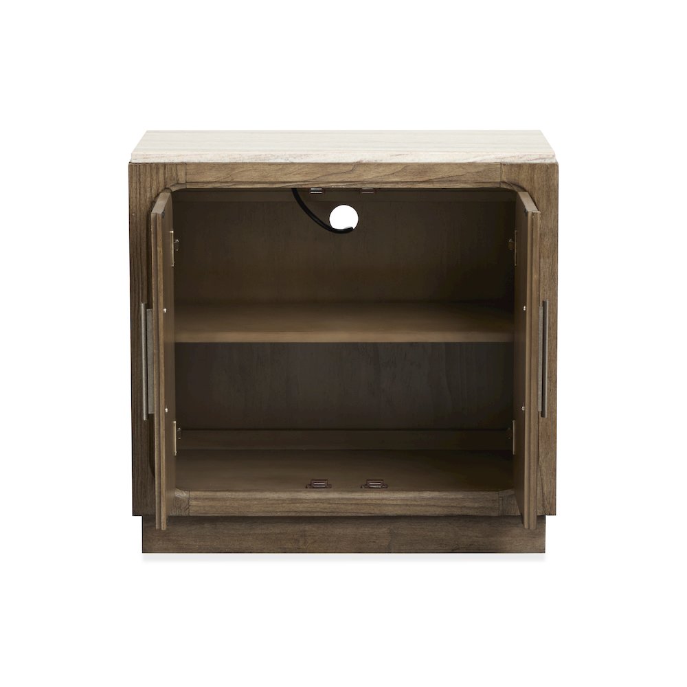 Westbourne Dark Umber Door Nightstand. Picture 7
