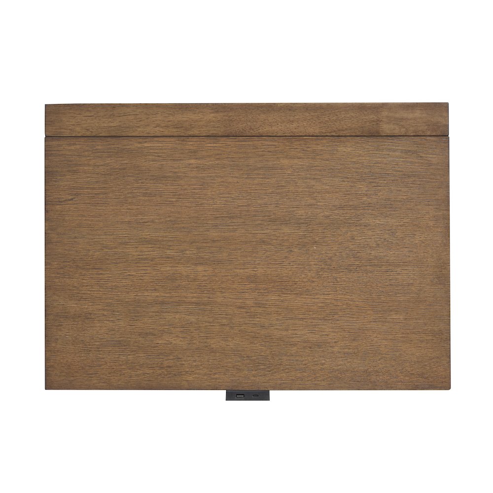 Callisto Bourbon Brown Drawer Nightstand. Picture 7