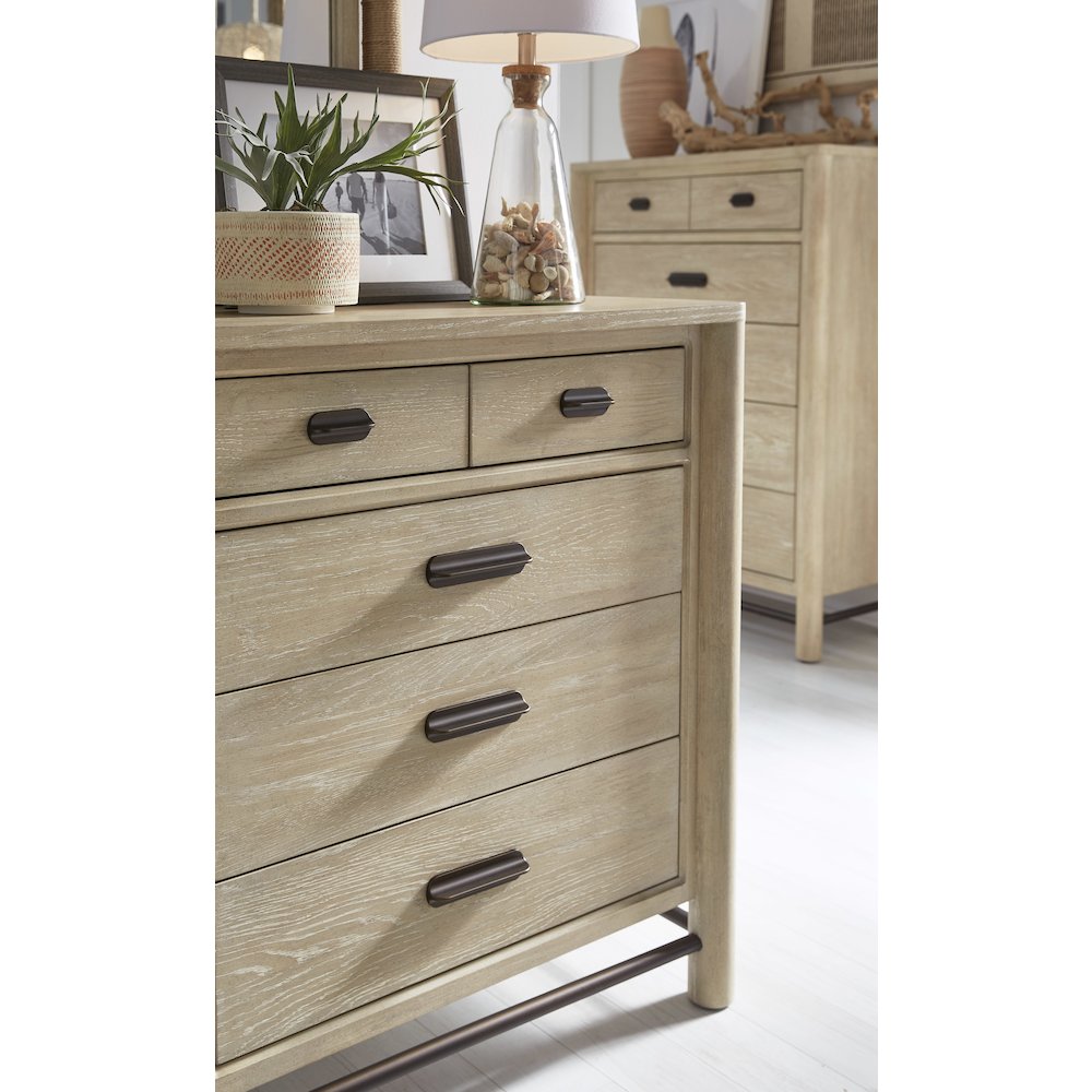 Sunset Cove Sanibel Brown Drawer Dresser. Picture 4