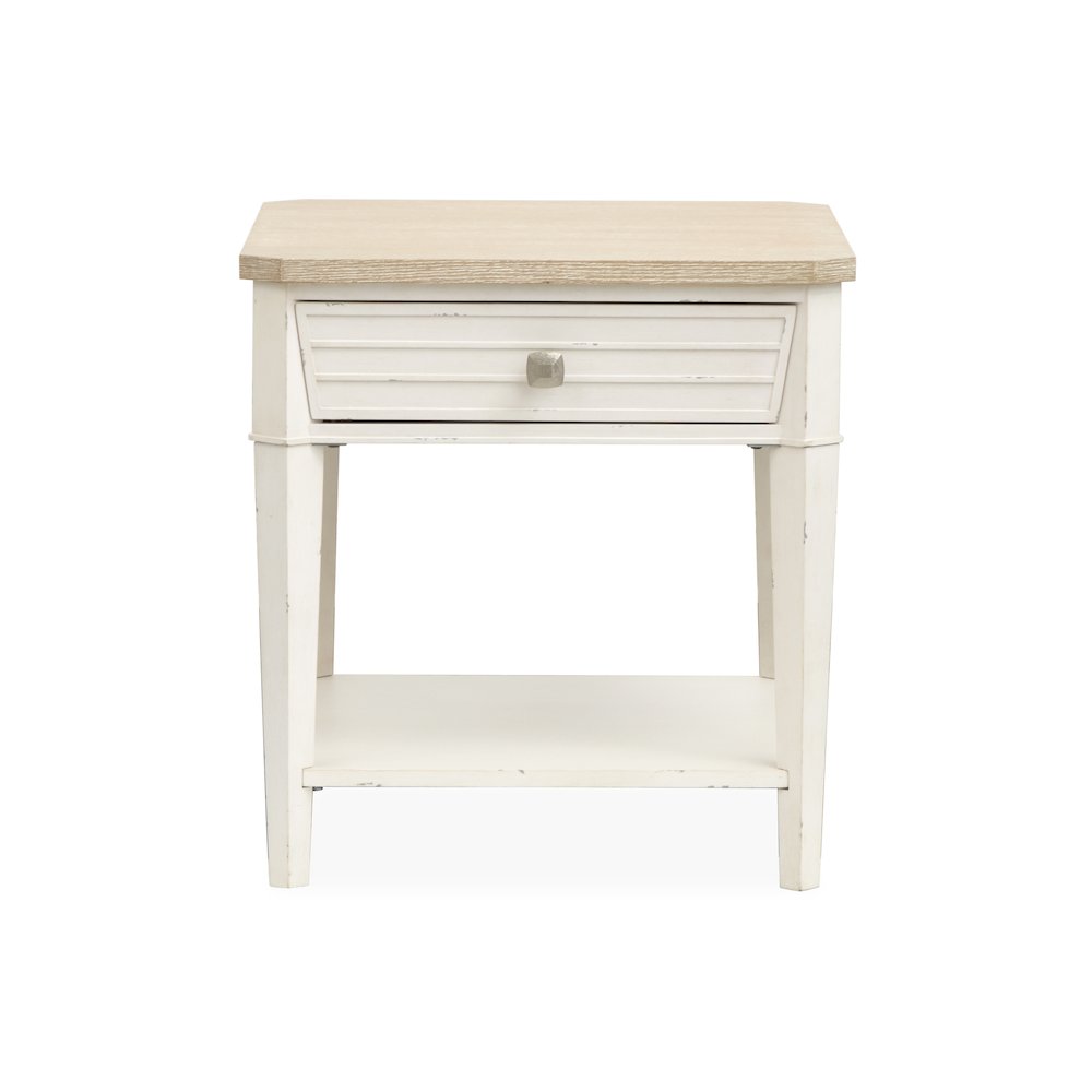 Echo Isles Sea Pearl And Driftwood Rectangular End Table. Picture 6