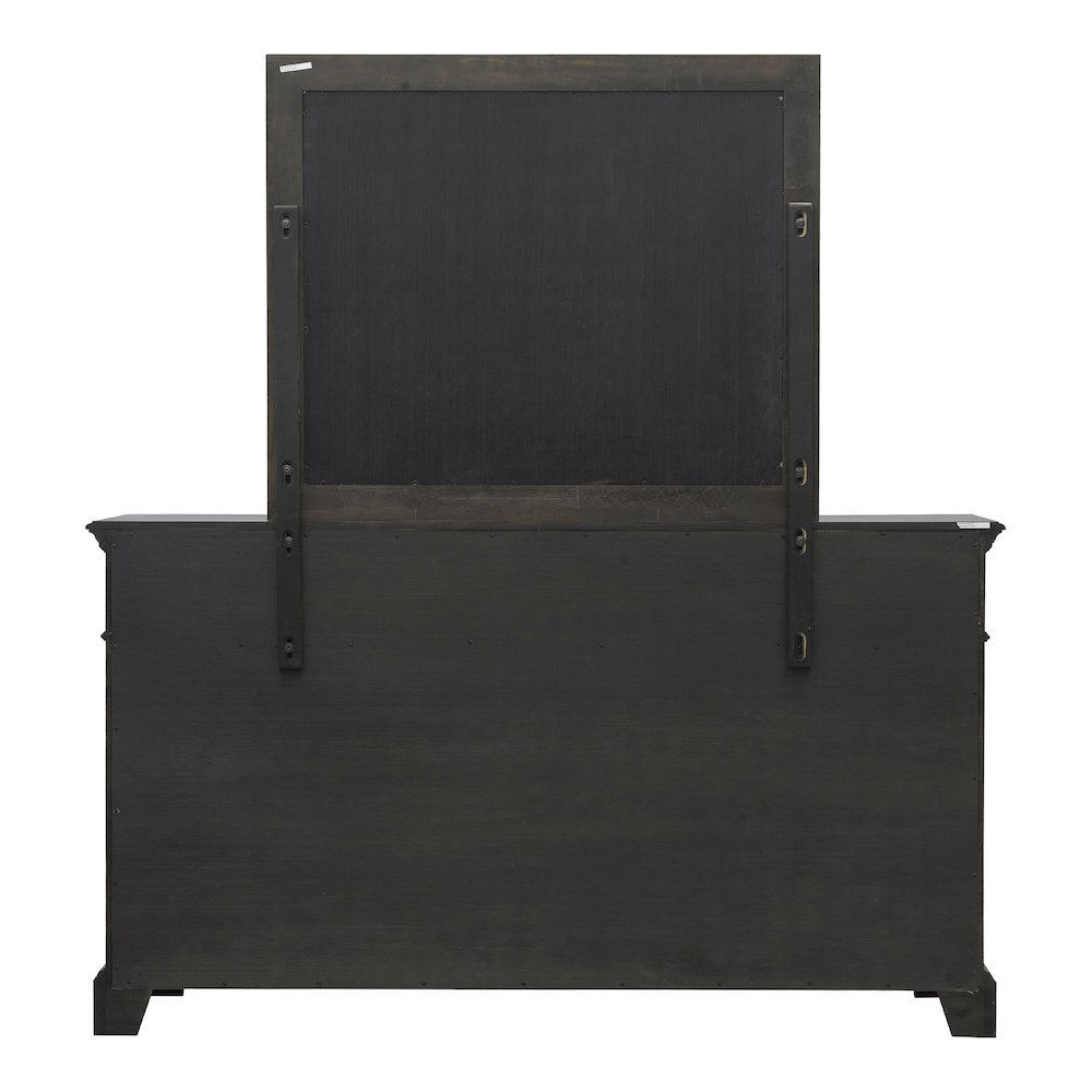 Pulaski Hickory Creek Brown Velvet 10 Drawer Dresser With Mirror. Picture 4