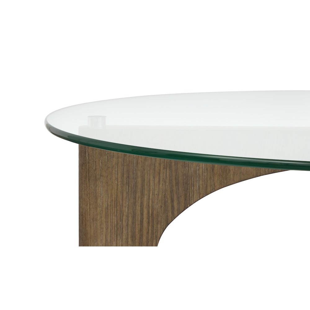Lainey Almond Round End Table. Picture 5