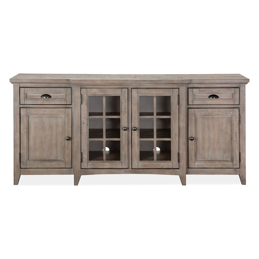 Paxton Place Dovetail Grey 70" Console. Picture 2