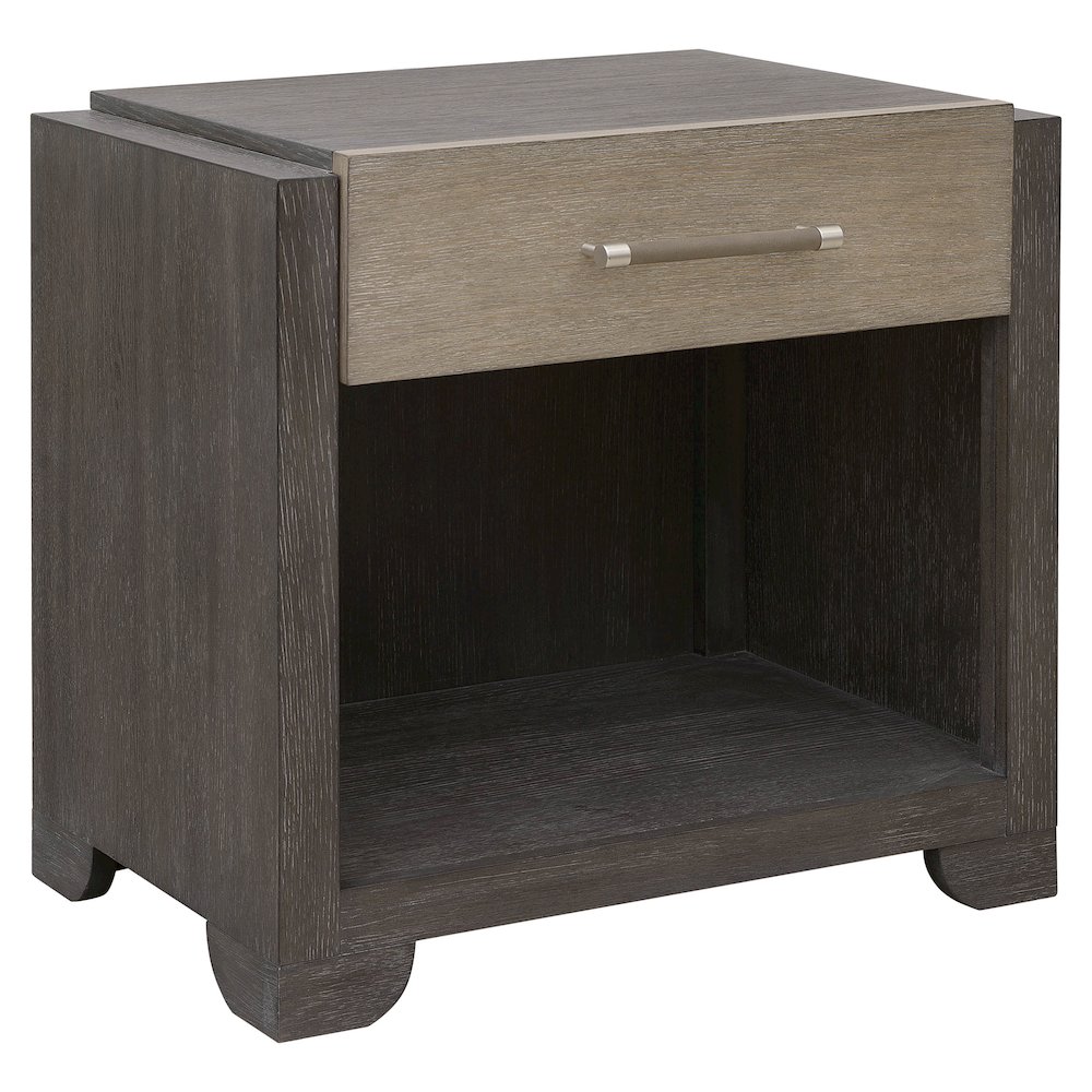 Pulaski Anderson Park Moose Trail And Frontier Brown Open Nightstand. Picture 1
