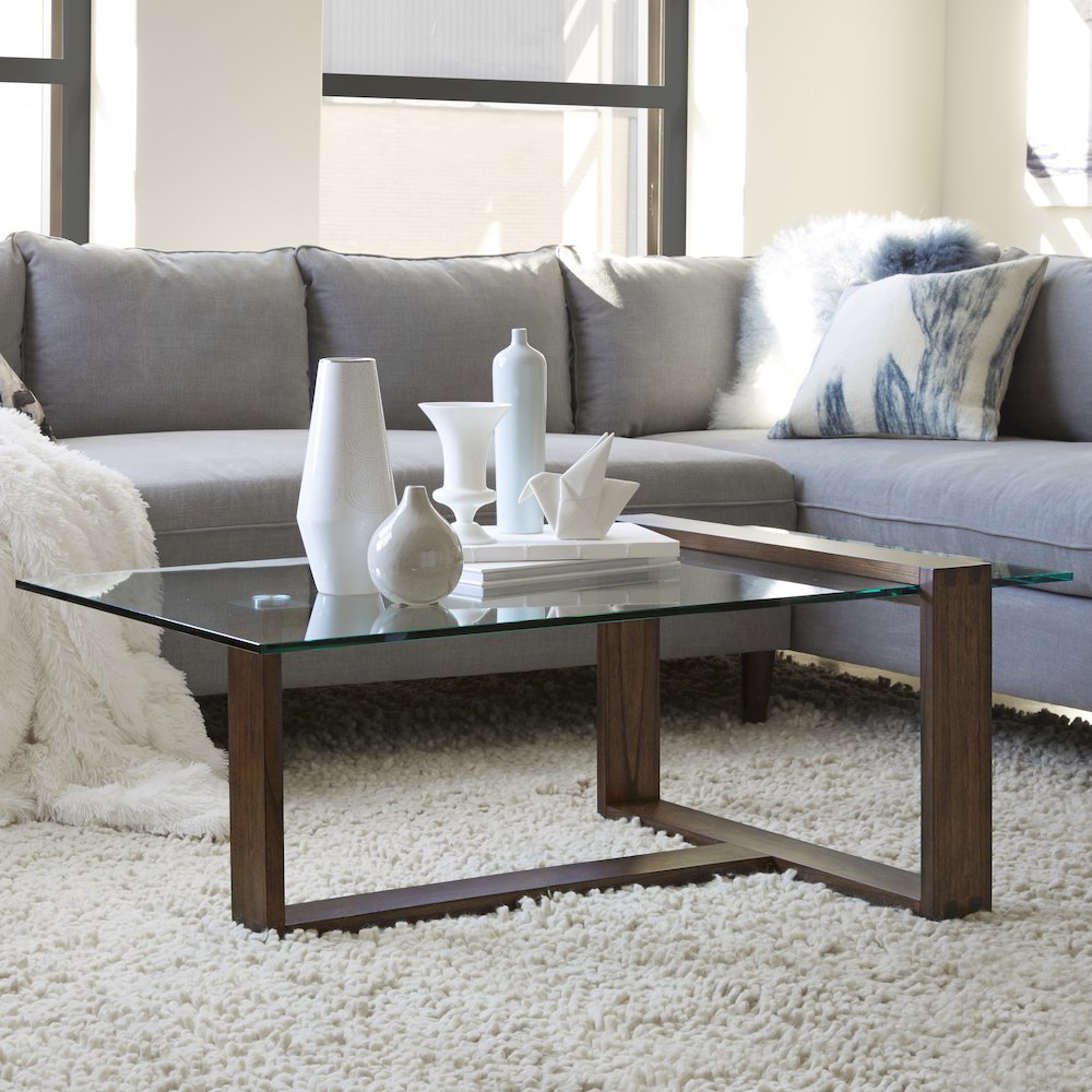 Bristow Acorn Rectangular Cocktail Table. Picture 4
