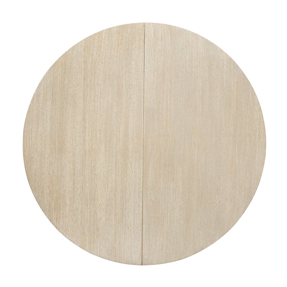 Echo Isles Sea Pearl And Driftwood Extendable 54" Round Dining Table. Picture 5
