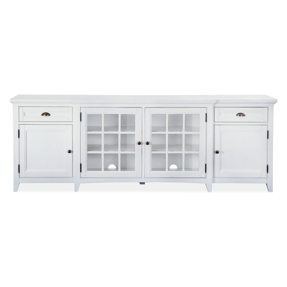 Heron Cove Chalk White 90" Console. Picture 2