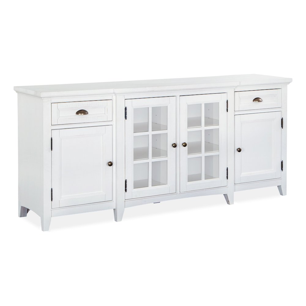 Heron Cove Chalk White 70" Console. Picture 1
