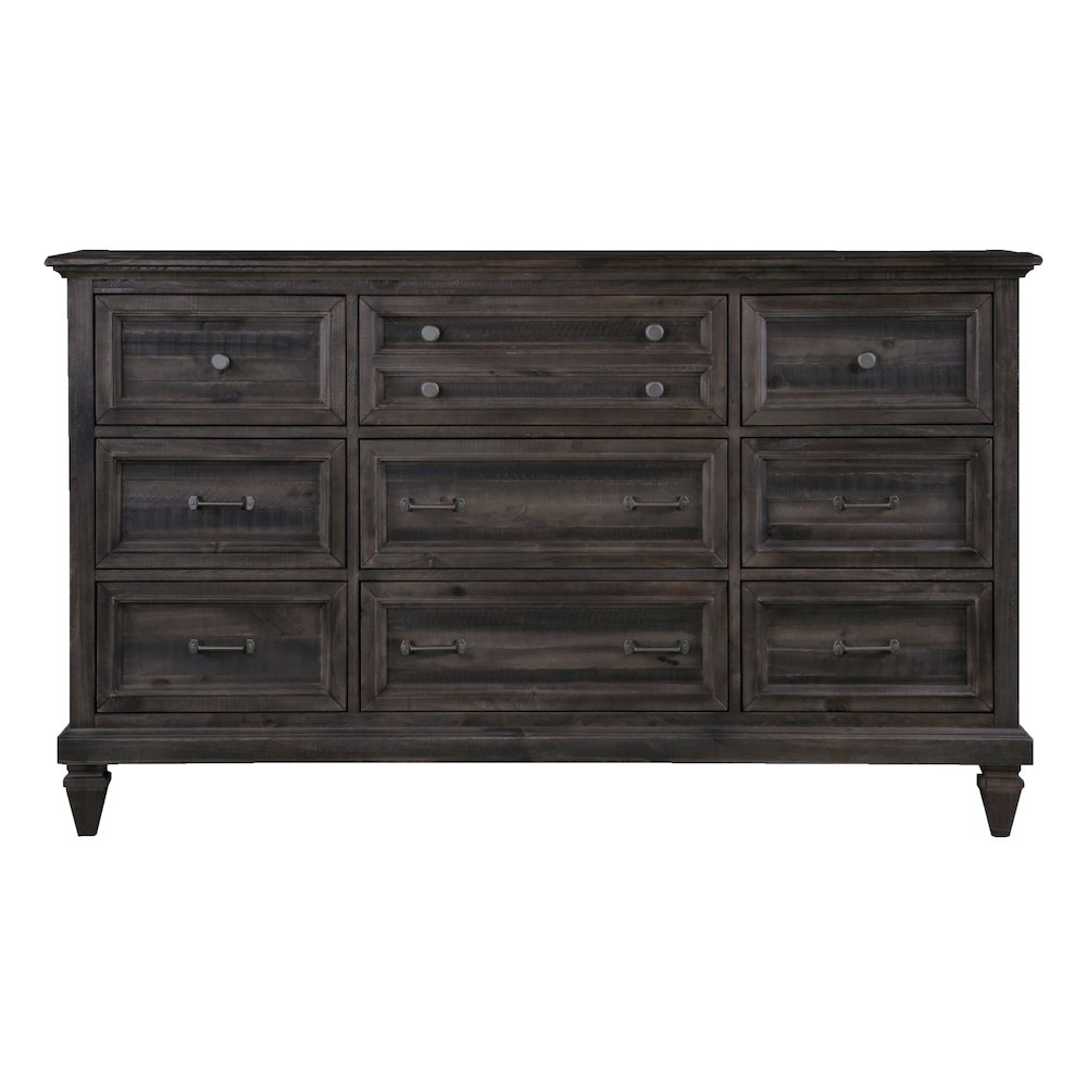 Calistoga Weathered Charcoal Drawer Dresser. Picture 2