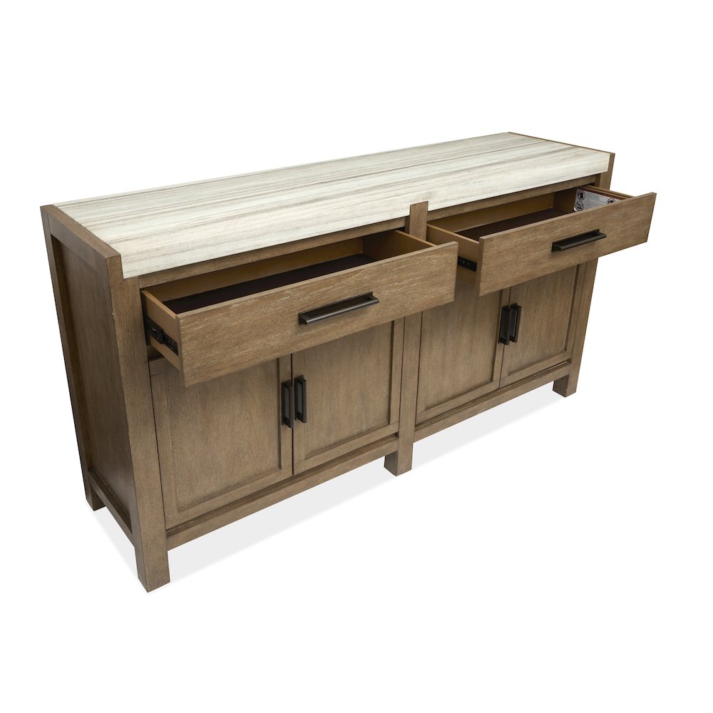 Plum Creek Sierra Brown Sideboard. Picture 7