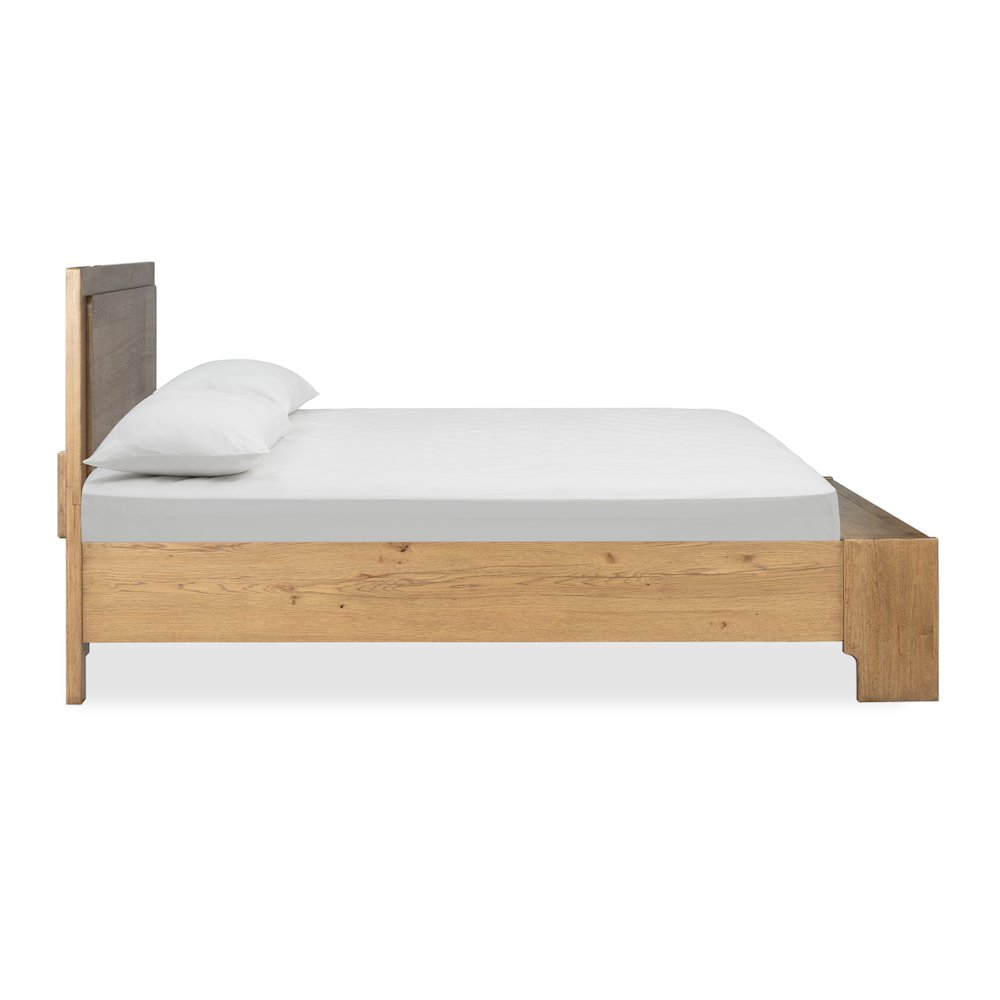 Davenport Rustic Caramel Queen Panel Storage Bed. Picture 3