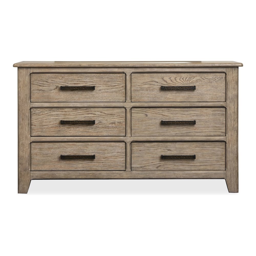 Claremont Smokey Taupe Double Drawer Dresser. Picture 2